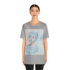 pastel girl gazing into the distance Jersey Short Sleeve Tee