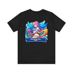 Cheeky Prints Logo tee2: A Seductive Waifu for You to wear