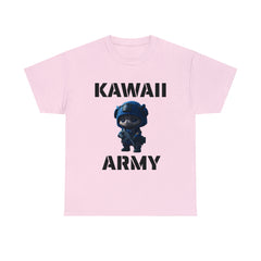 kawaii army blue small machine gunner