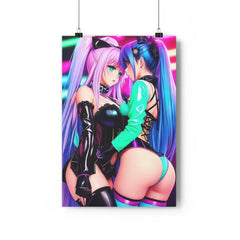 cheeky girls anime Premium Poster - Cheeky-Prints