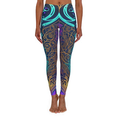 Cheeky Prints Leggings: Hippy Trippy Colors for a Bold Look - Cheeky-Prints