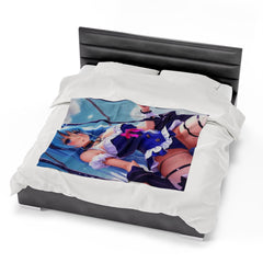 Estelle collection Velveteen Plush Blanket - Cheeky-Prints