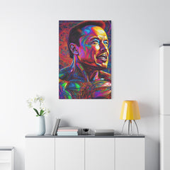 psychedelic man looking into the distance. - Cheeky-Prints