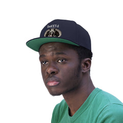 Unisex Flat Bill Hat - Cheeky-Prints
