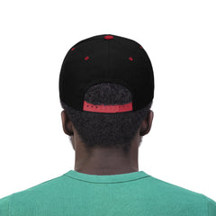 Unisex Flat Bill Hat - Cheeky-Prints