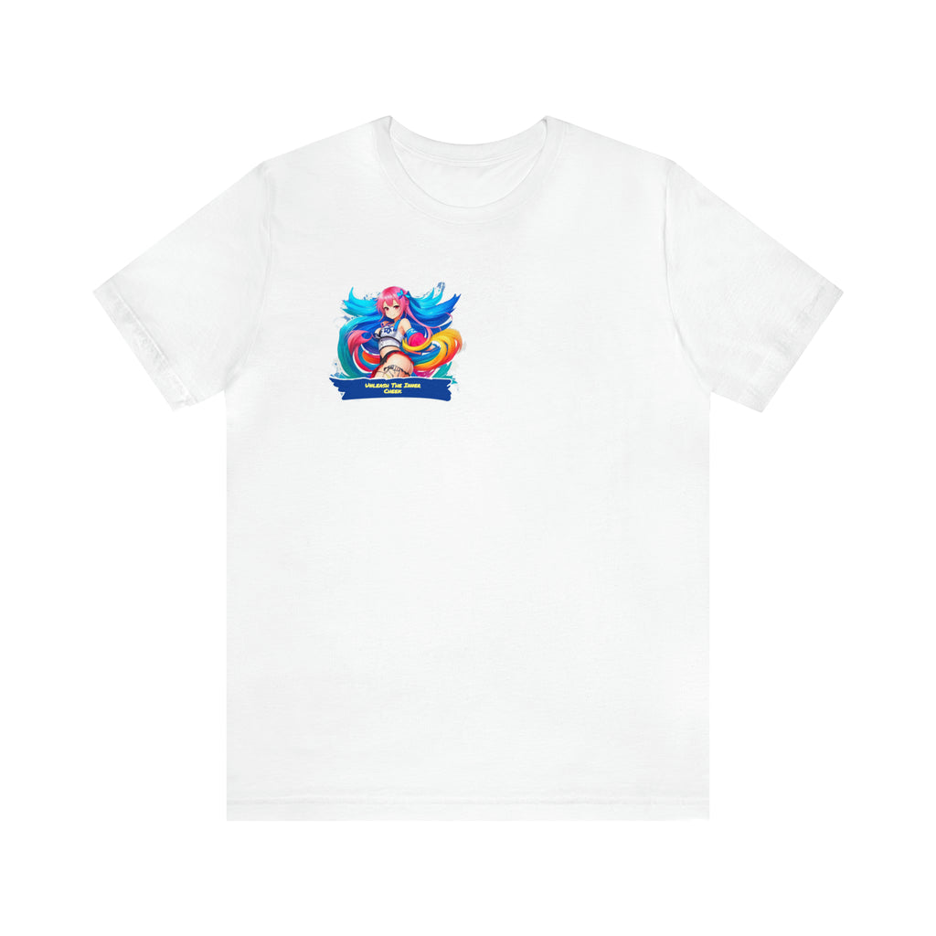 Cheeky Prints Logo tee2: A Seductive Waifu for You to wear