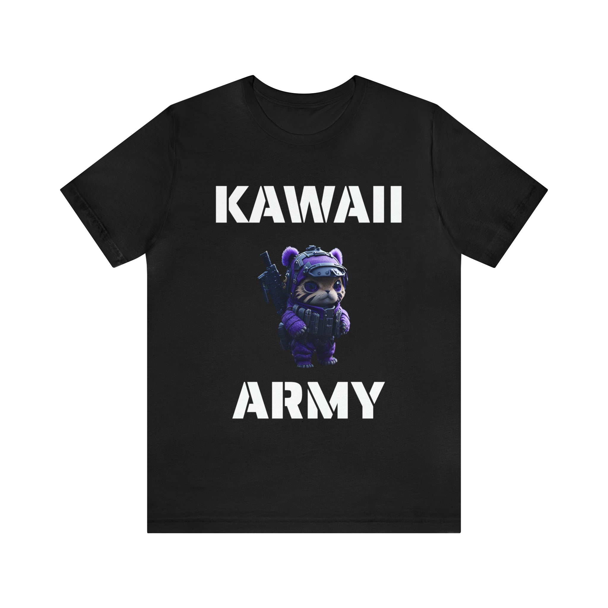 Kawaii Army "Cute but Deadly" T-Shirt | blue scout sniper Secondary image