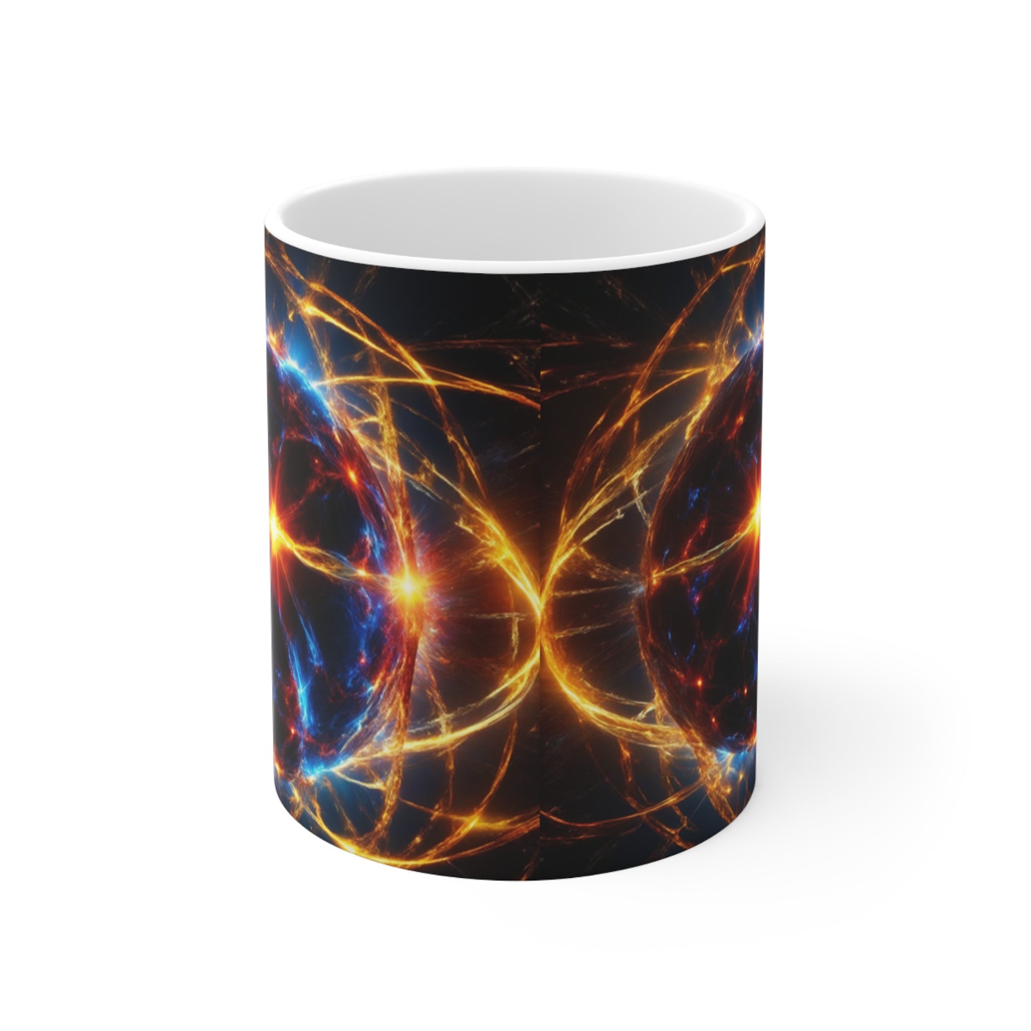 atoms Ceramic Mug 11oz - Cheeky-Prints Main image