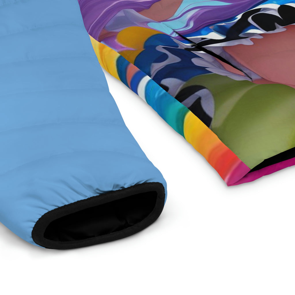 cheeky Men's Puffer Jacket (AOP) - Cheeky-Prints