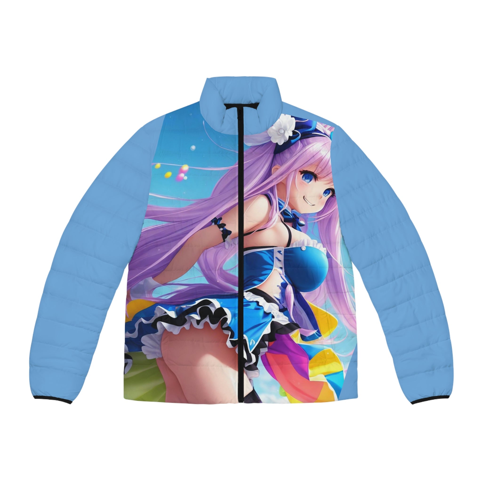 cheeky Men's Puffer Jacket (AOP) - Cheeky-Prints Main image