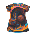 Cheeky Prints Leggings: Puppa Doobs Hippy Trippy Colors for a Bold Look aop - Cheeky-Prints