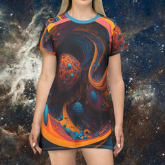 Cheeky Prints Leggings: Puppa Doobs Hippy Trippy Colors for a Bold Look aop - Cheeky-Prints
