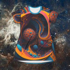 Cheeky Prints Leggings: Puppa Doobs Hippy Trippy Colors for a Bold Look aop - Cheeky-Prints