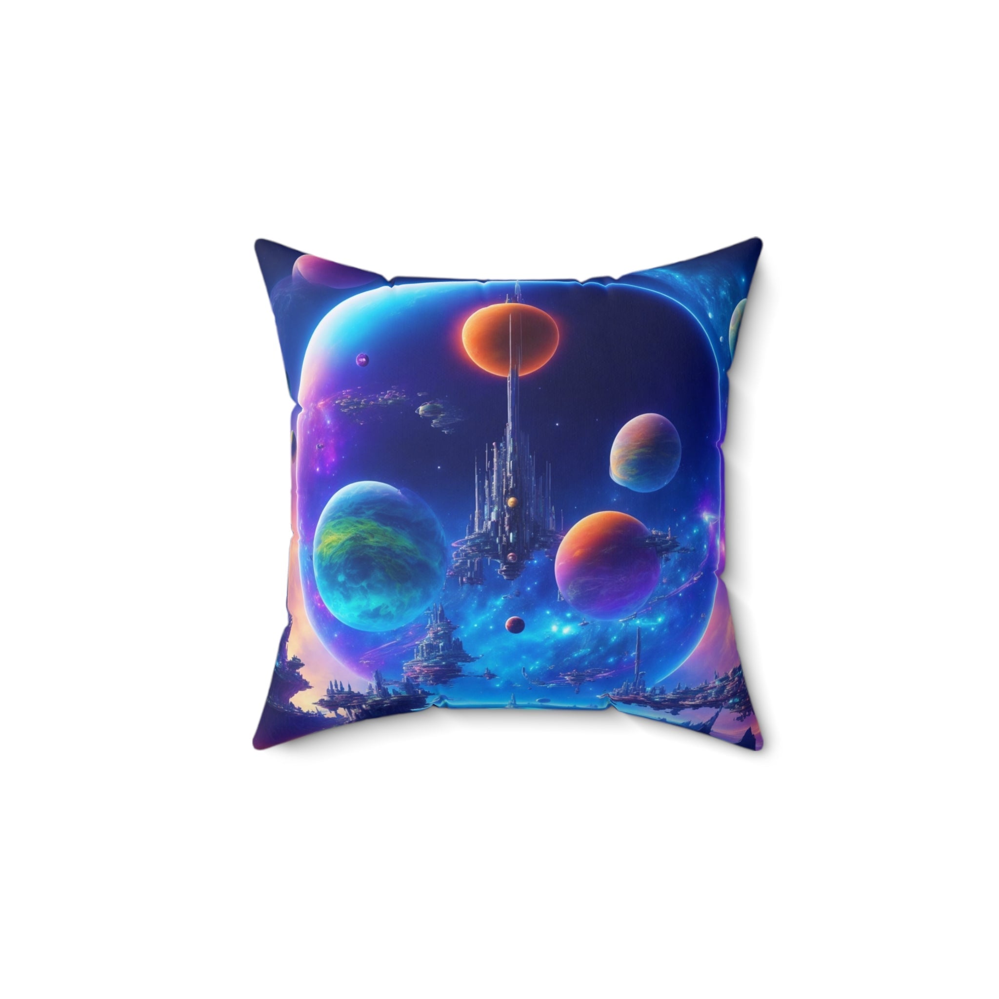 Cheeky Prints Universes and Planets Cushion - A Cosmically Cool Way to Add a Touch of Space to Your Home Secondary image