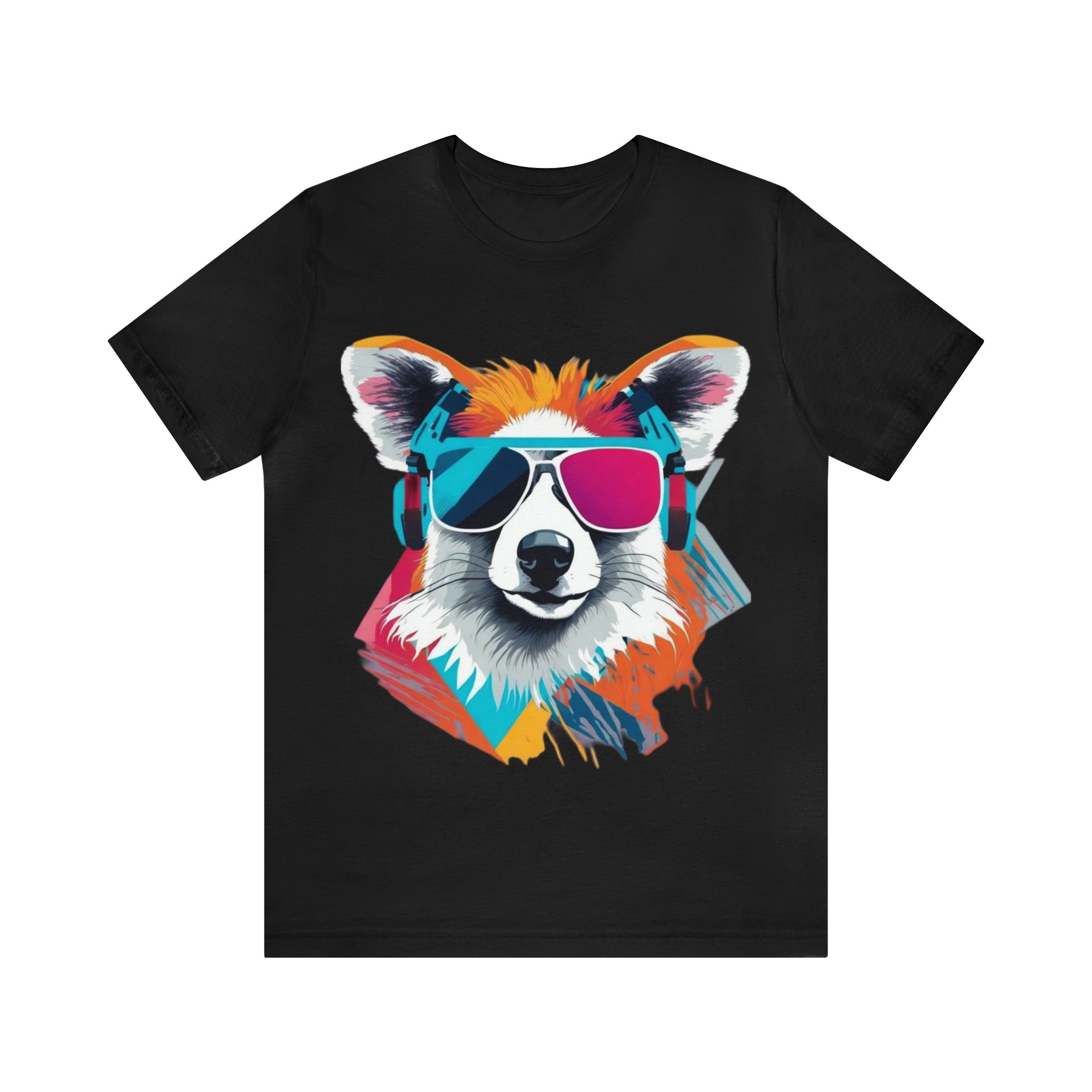 cool retro dog tee 1 - Cheeky-Prints Main image