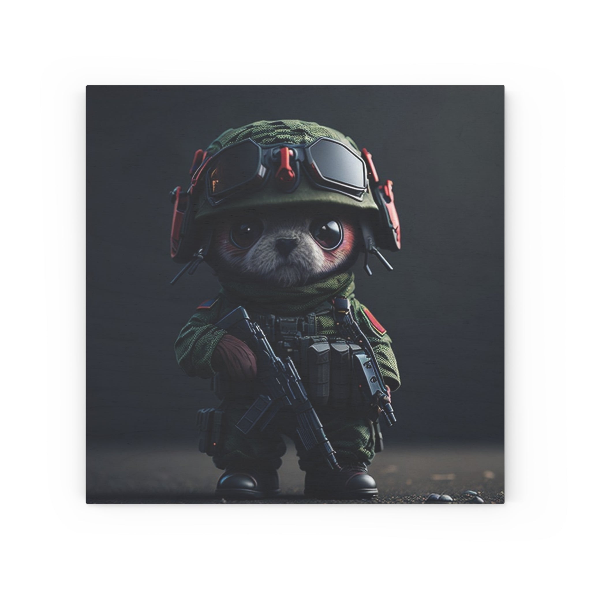 Cute Kawaii Army Animal canvas 1 - A Must-Have for Any Fan of Cute Animals or the Military Secondary image