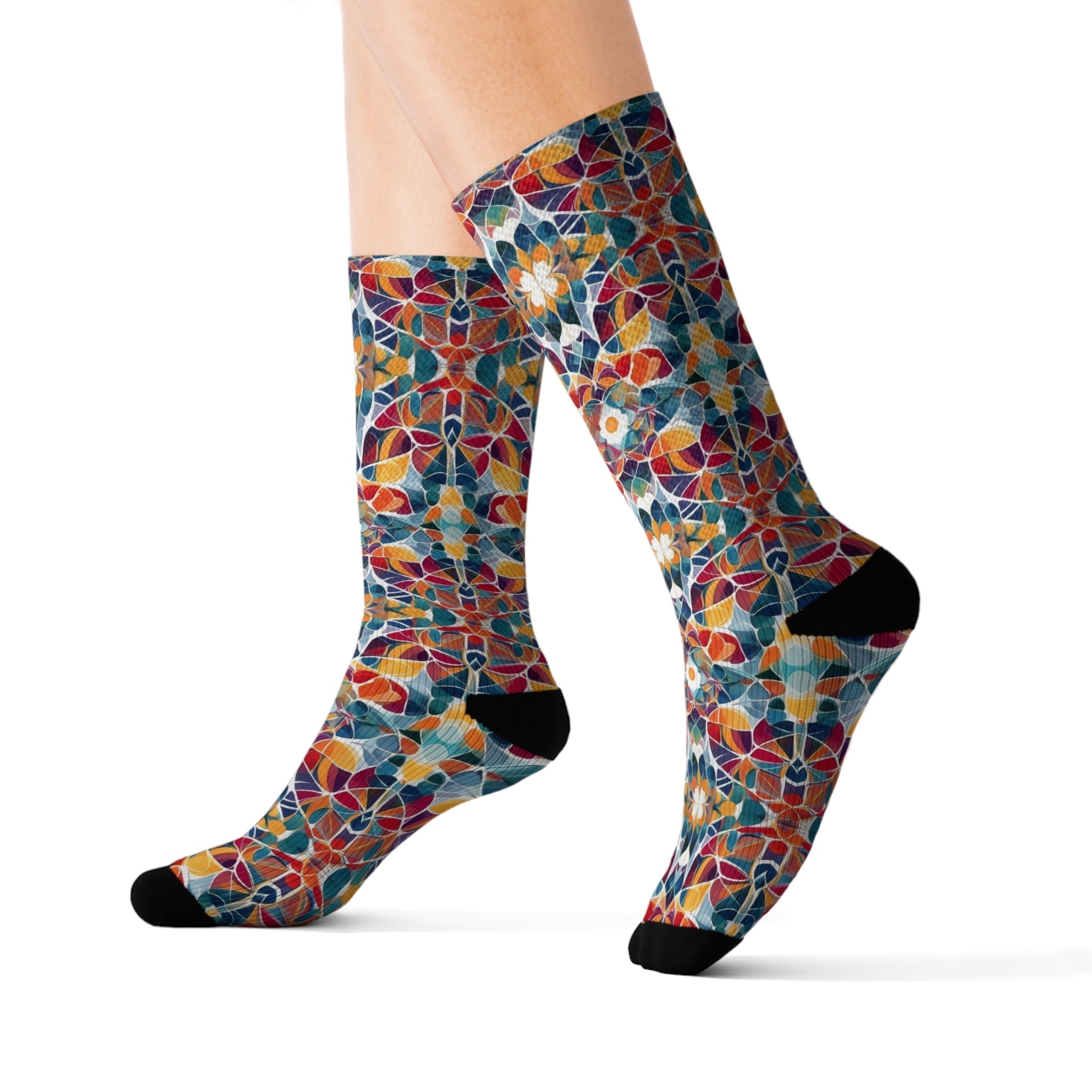 factual pattern 2 Sublimation Socks - Cheeky-Prints Main image