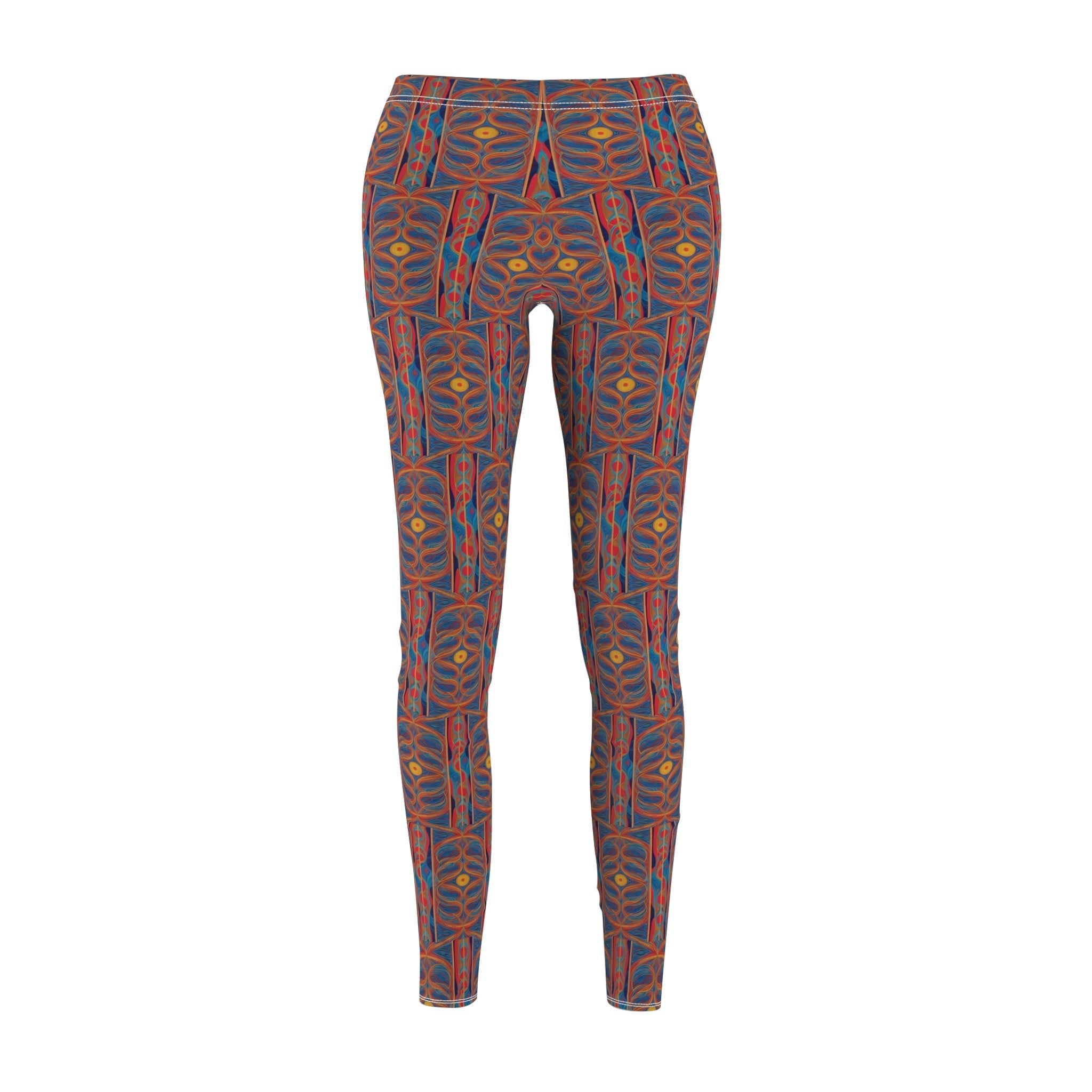 Festival leggings Women's Cut & Sew Casual Leggings (AOP) - Cheeky-Prints Main image