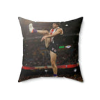 football Spun Polyester Square Pillow - Cheeky-Prints