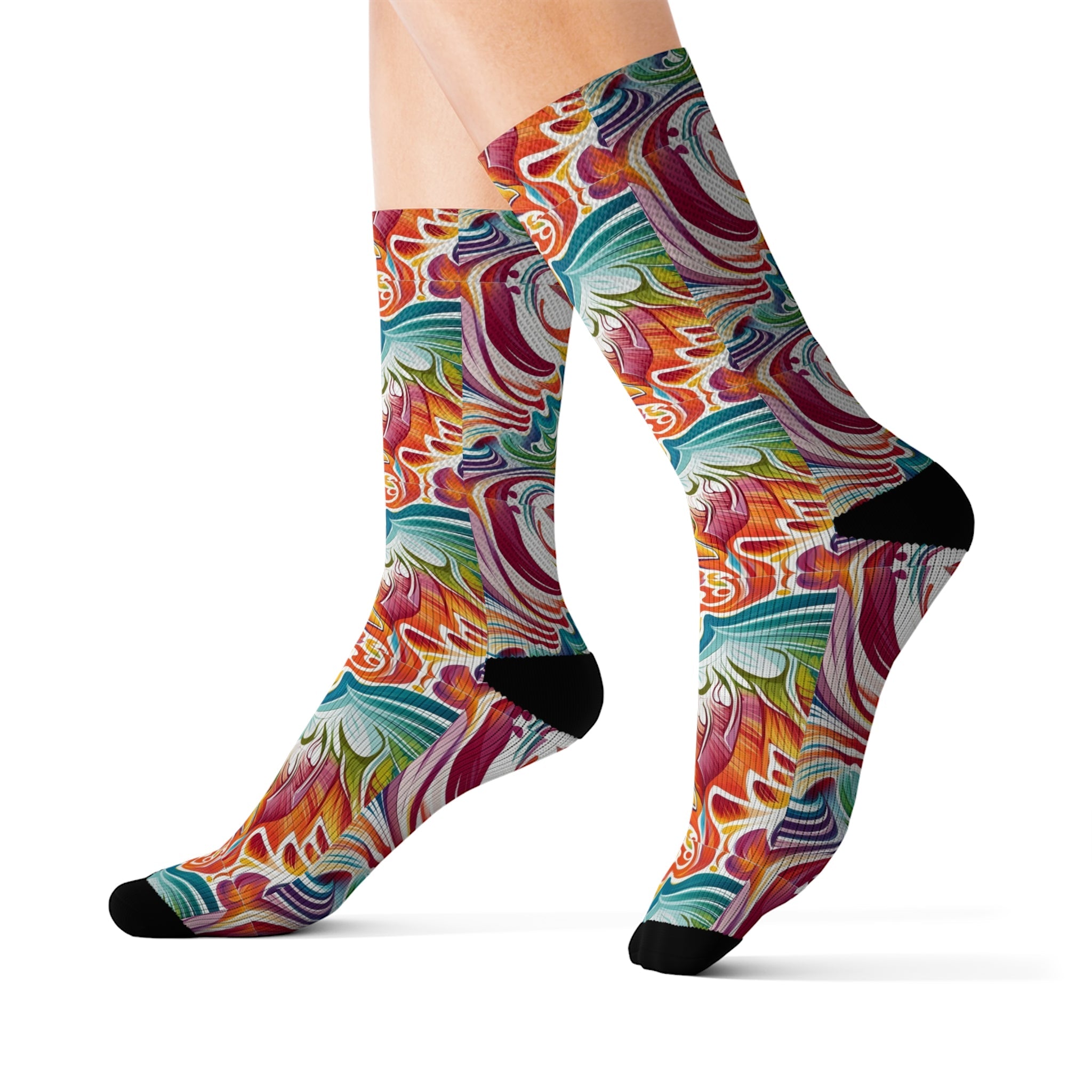 Fractal Design 3 Sublimation Socks Secondary image