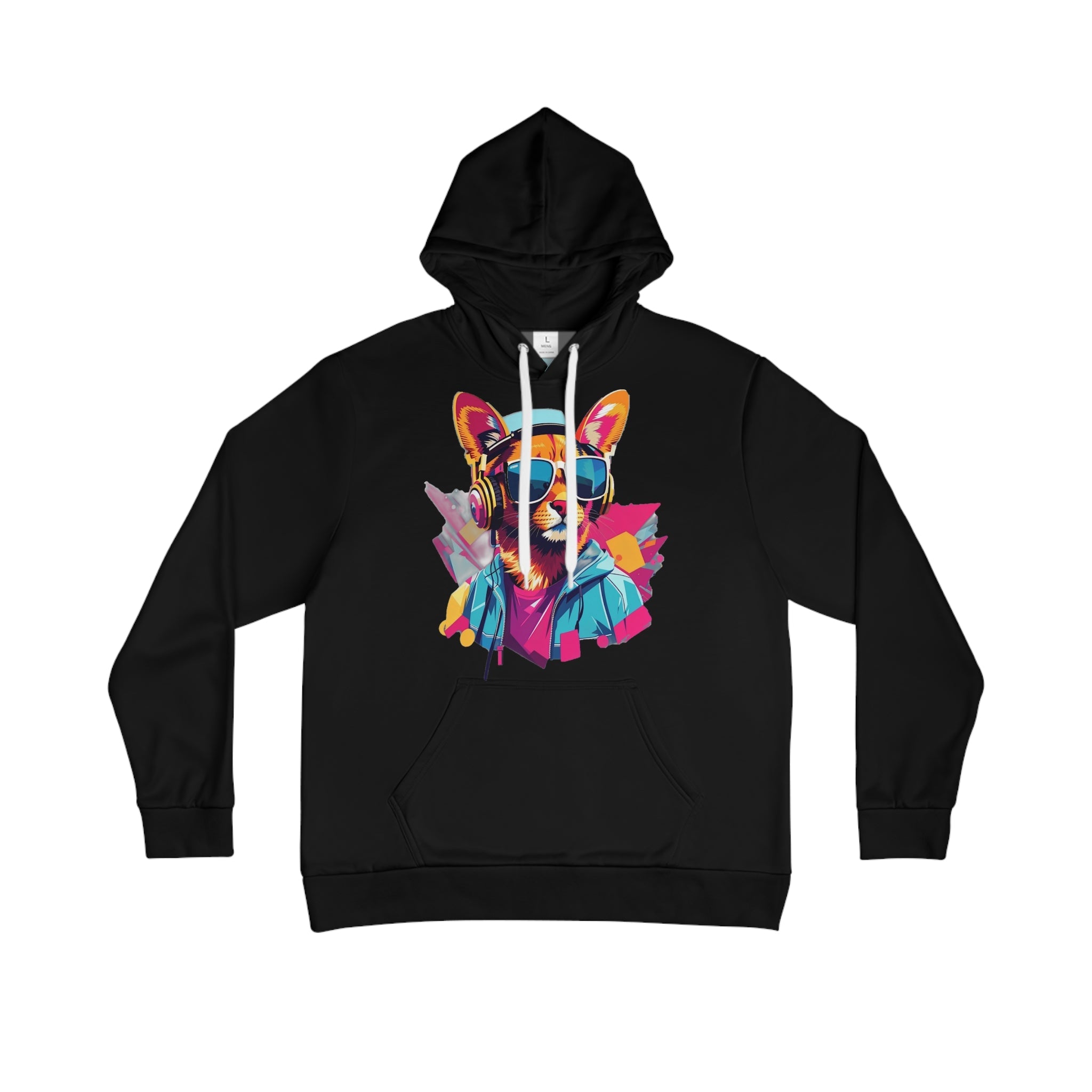 headphone ginger Hoodie (AOP) - Cheeky-Prints Main image