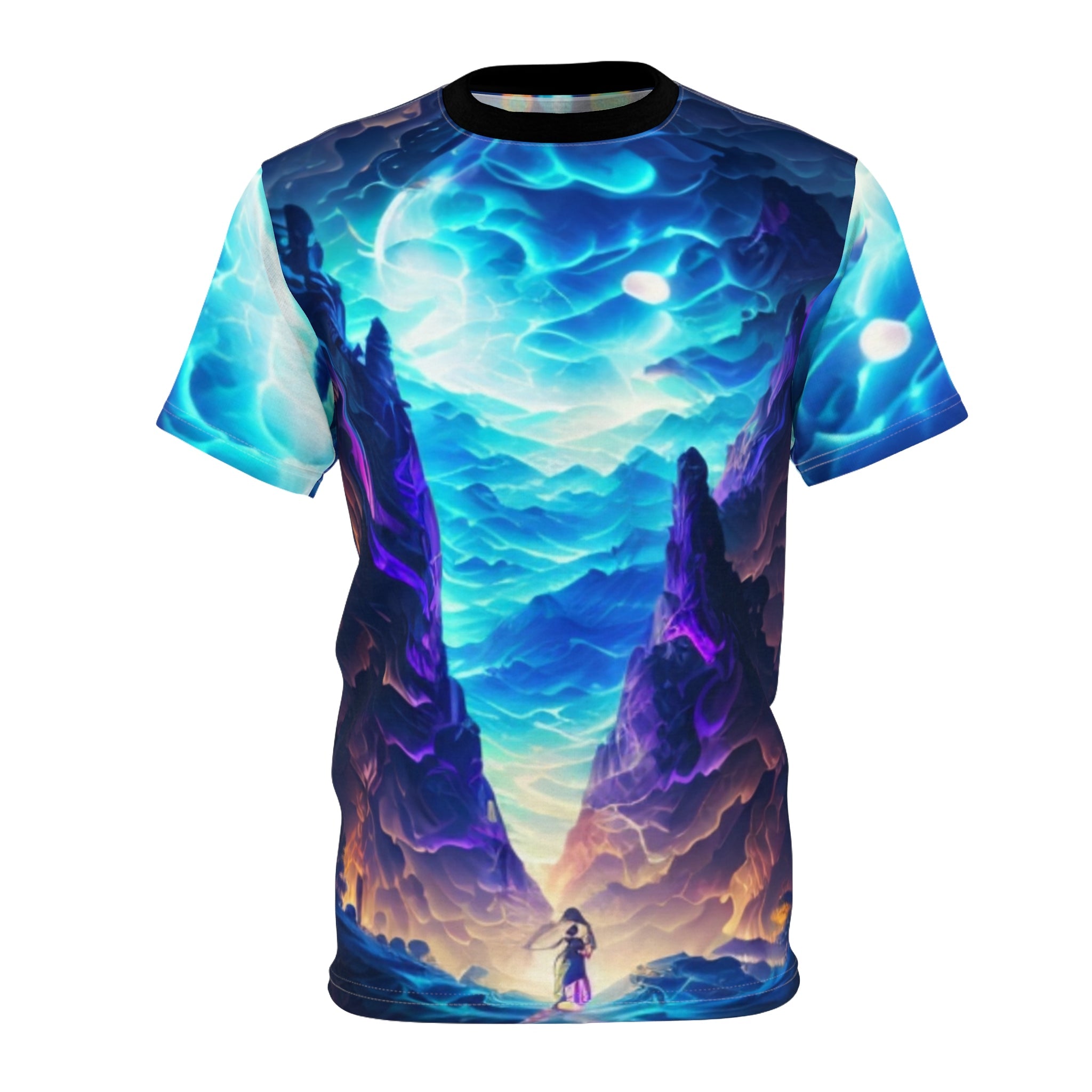 Unisex Cut & Sew Tee (AOP) Secondary image