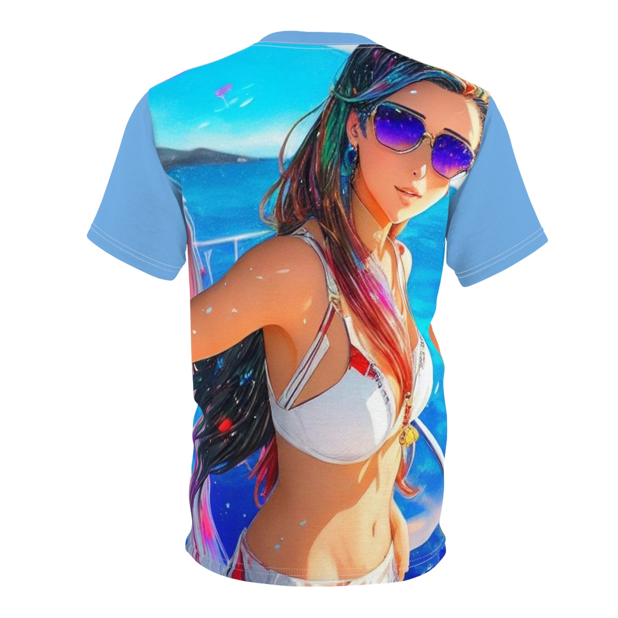 Unisex Cut & Sew Tee (AOP) Secondary image