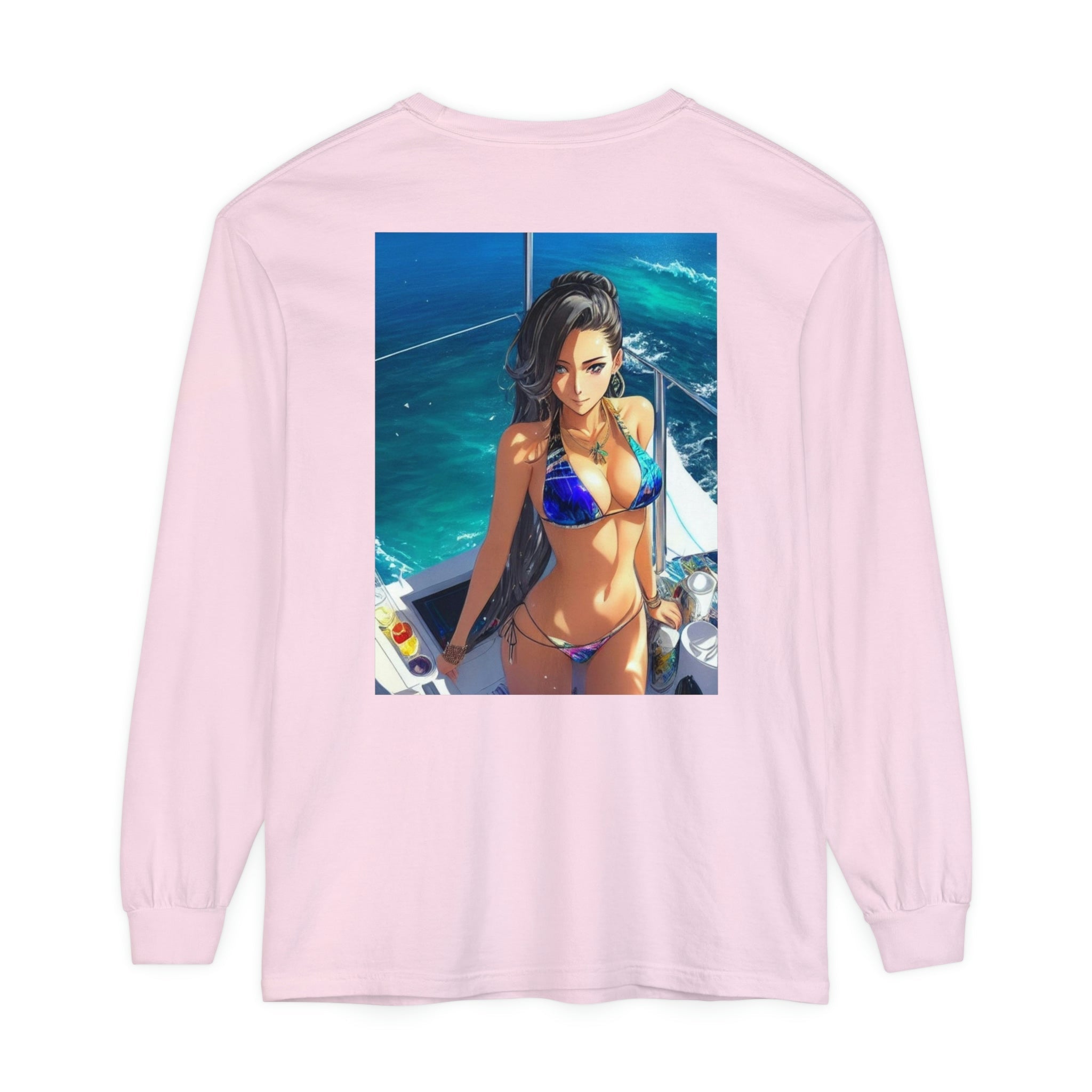 Unisex Garment-dyed Long Sleeve T-Shirt Secondary image