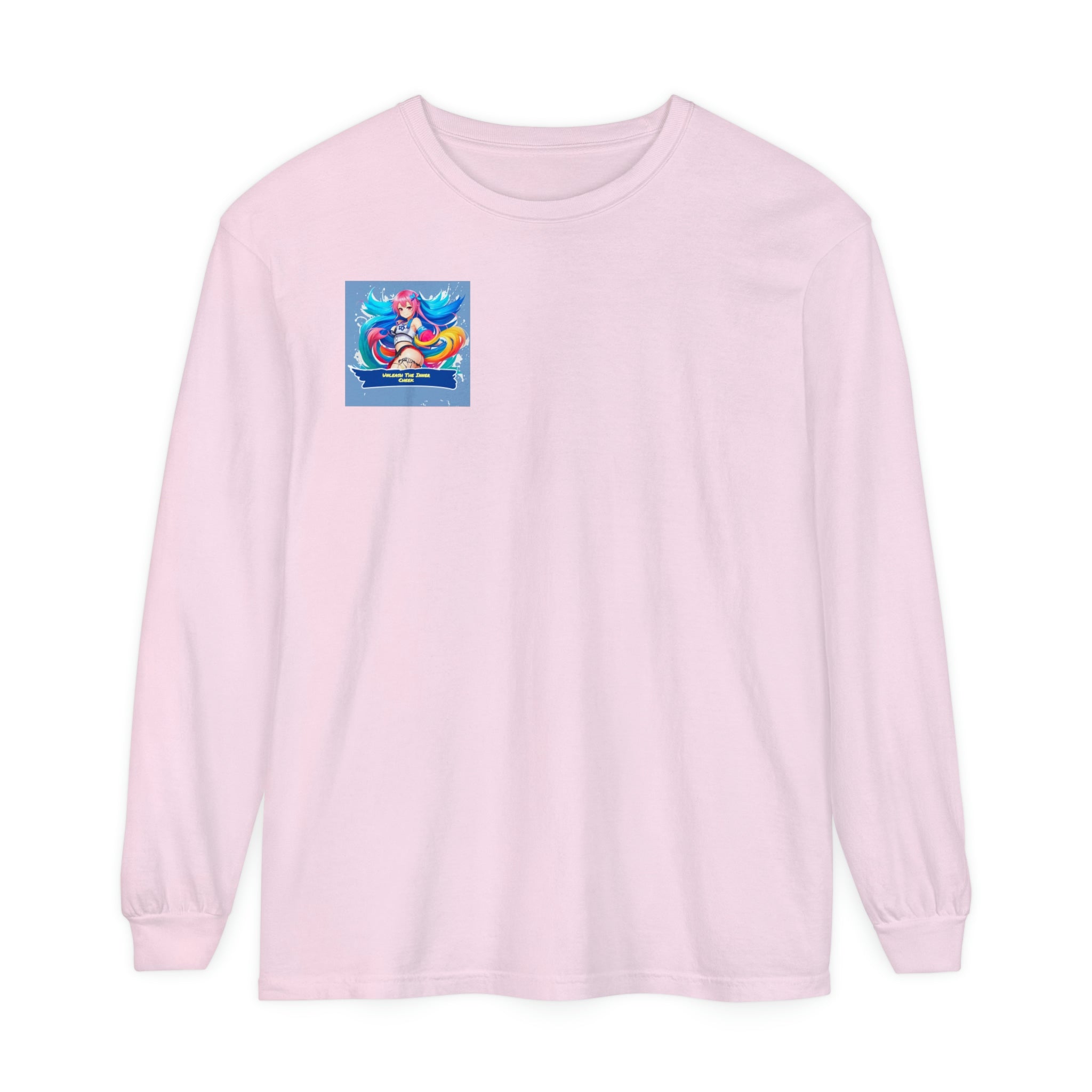 Unisex Garment-dyed Long Sleeve T-Shirt - Cheeky-Prints Main image