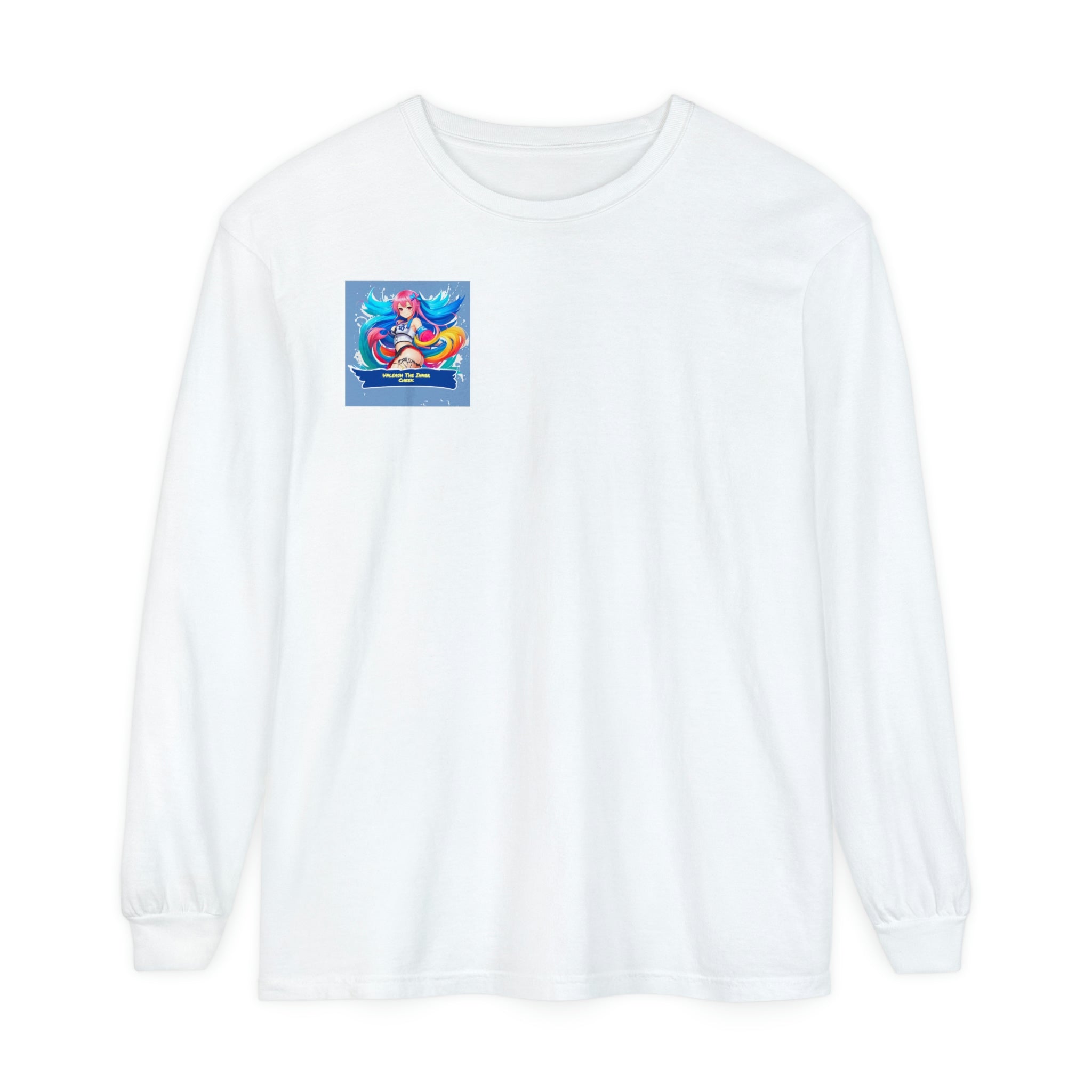 Unisex Garment-dyed Long Sleeve T-Shirt - Cheeky-Prints