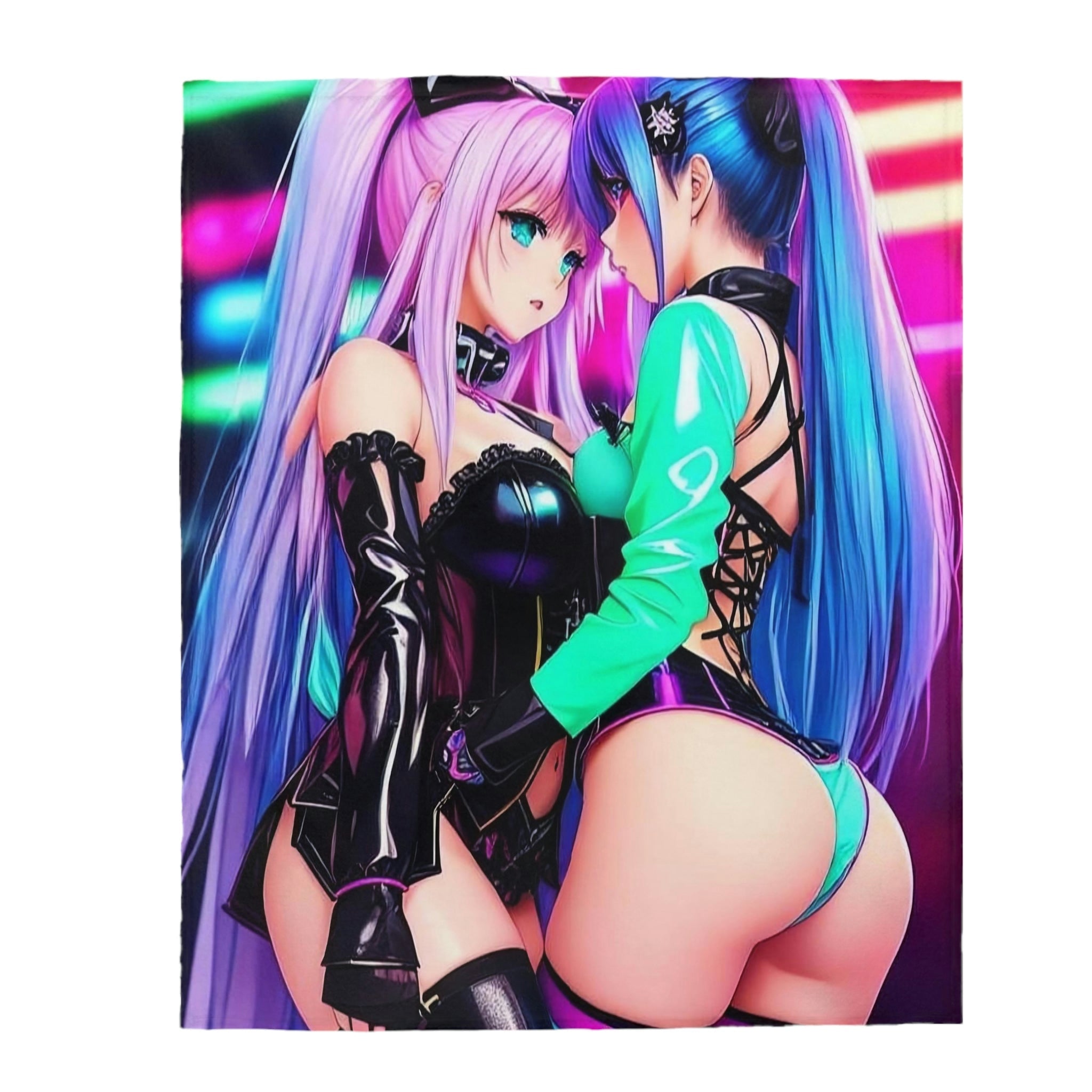 Velveteen Plush Blanket - Cheeky-Prints Main image