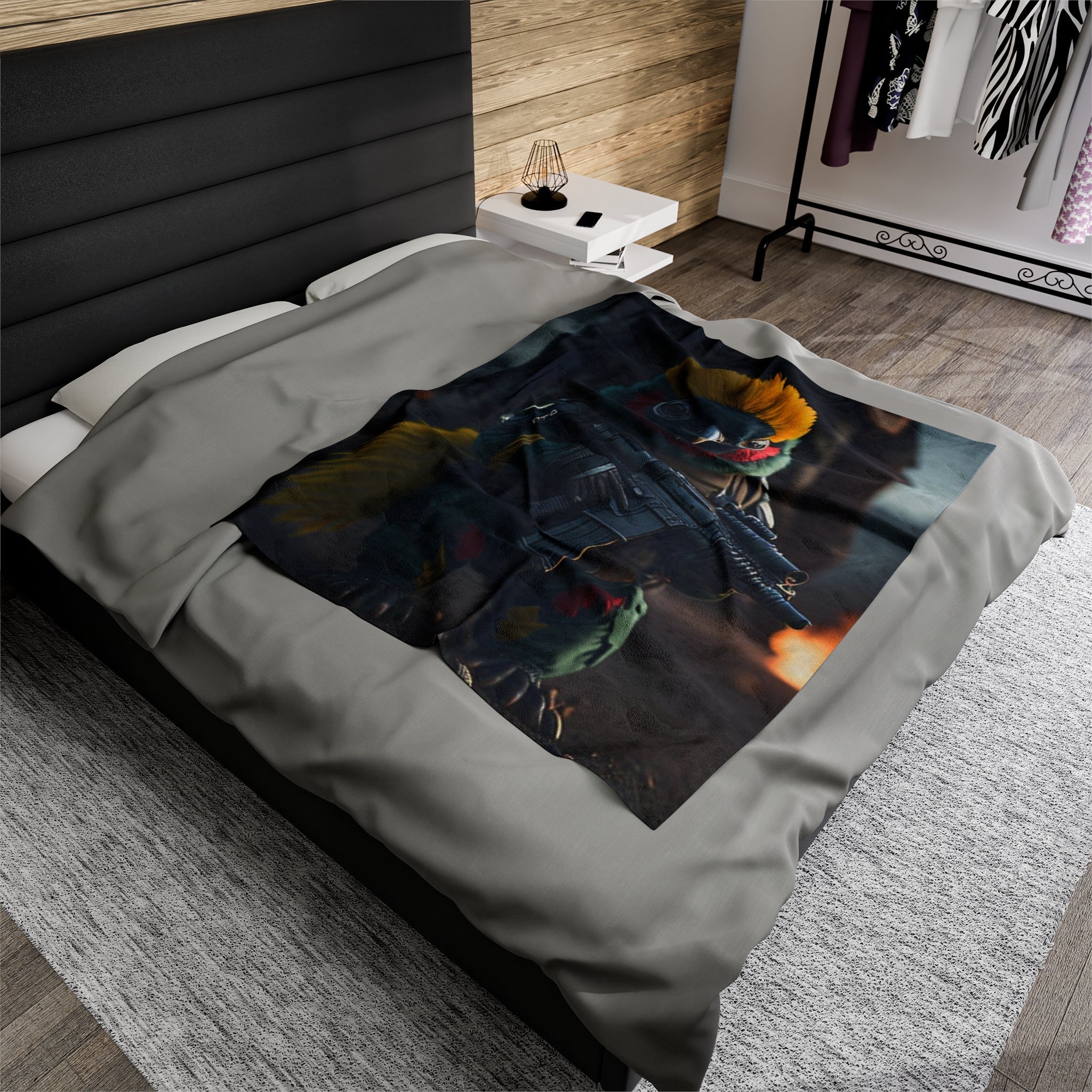 Velveteen Plush Blanket - Cheeky-Prints