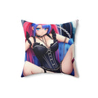 waifu Spun Polyester Square Pillow - Cheeky-Prints