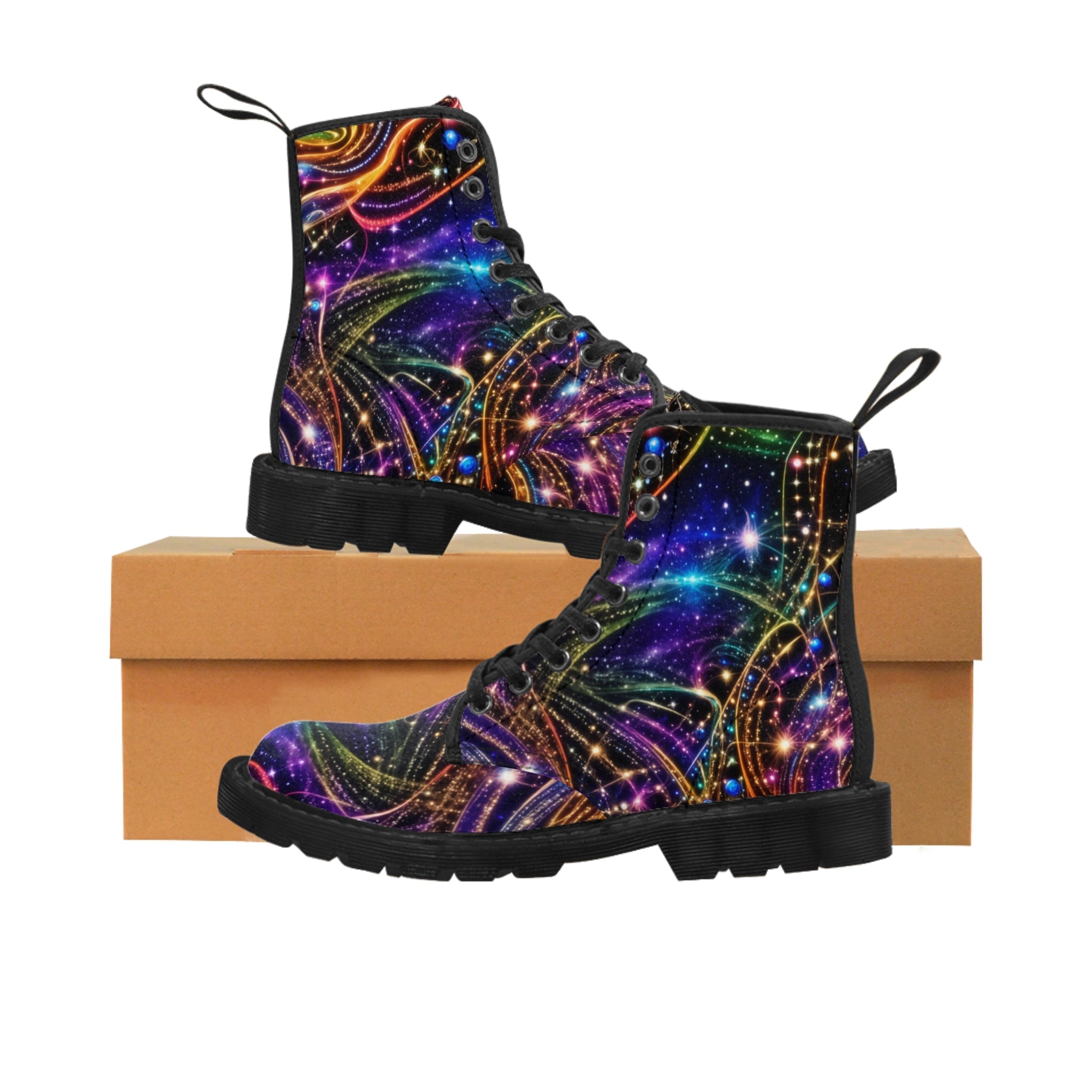 Women's Canvas Boots - Cheeky-Prints Main image