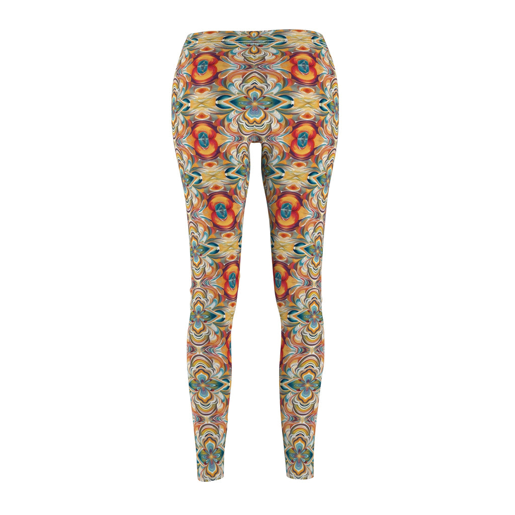 Women's Cut & Sew Casual Leggings (AOP) - Cheeky-Prints