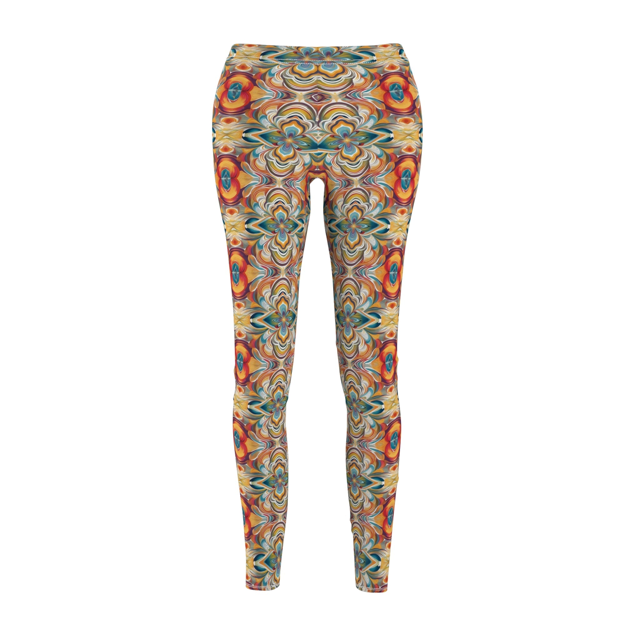 Women's Cut & Sew Casual Leggings (AOP) - Cheeky-Prints Main image