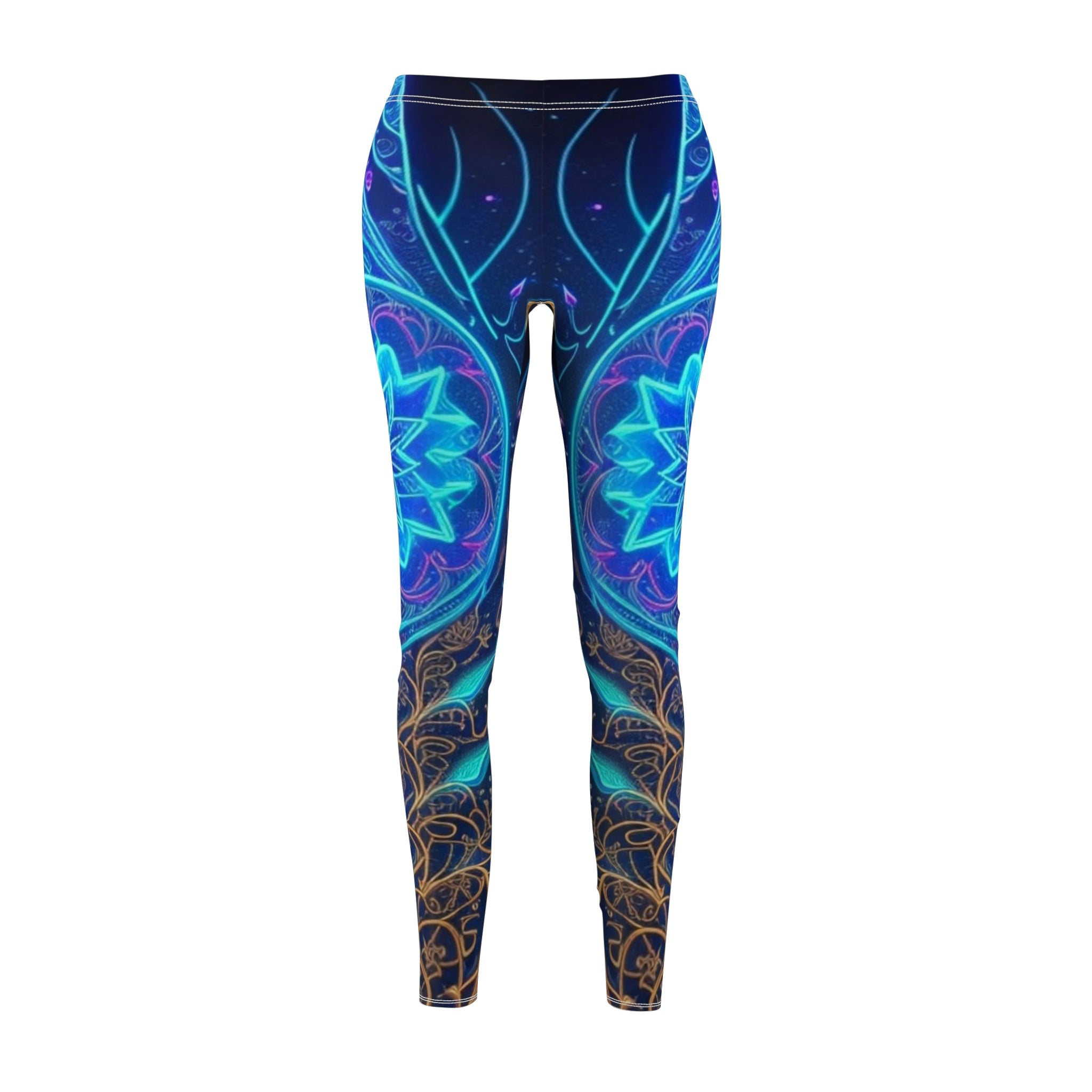 Women's Cut & Sew Casual Leggings (AOP) - Cheeky-Prints Main image